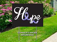 Trending Yard Signs - Stomach Cancer Hope Sign